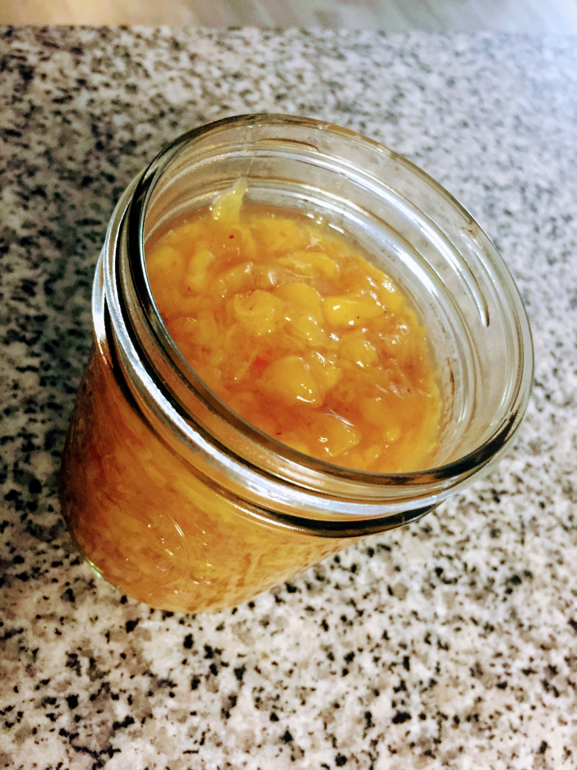 Vegan Peach Carolina Reaper Jam