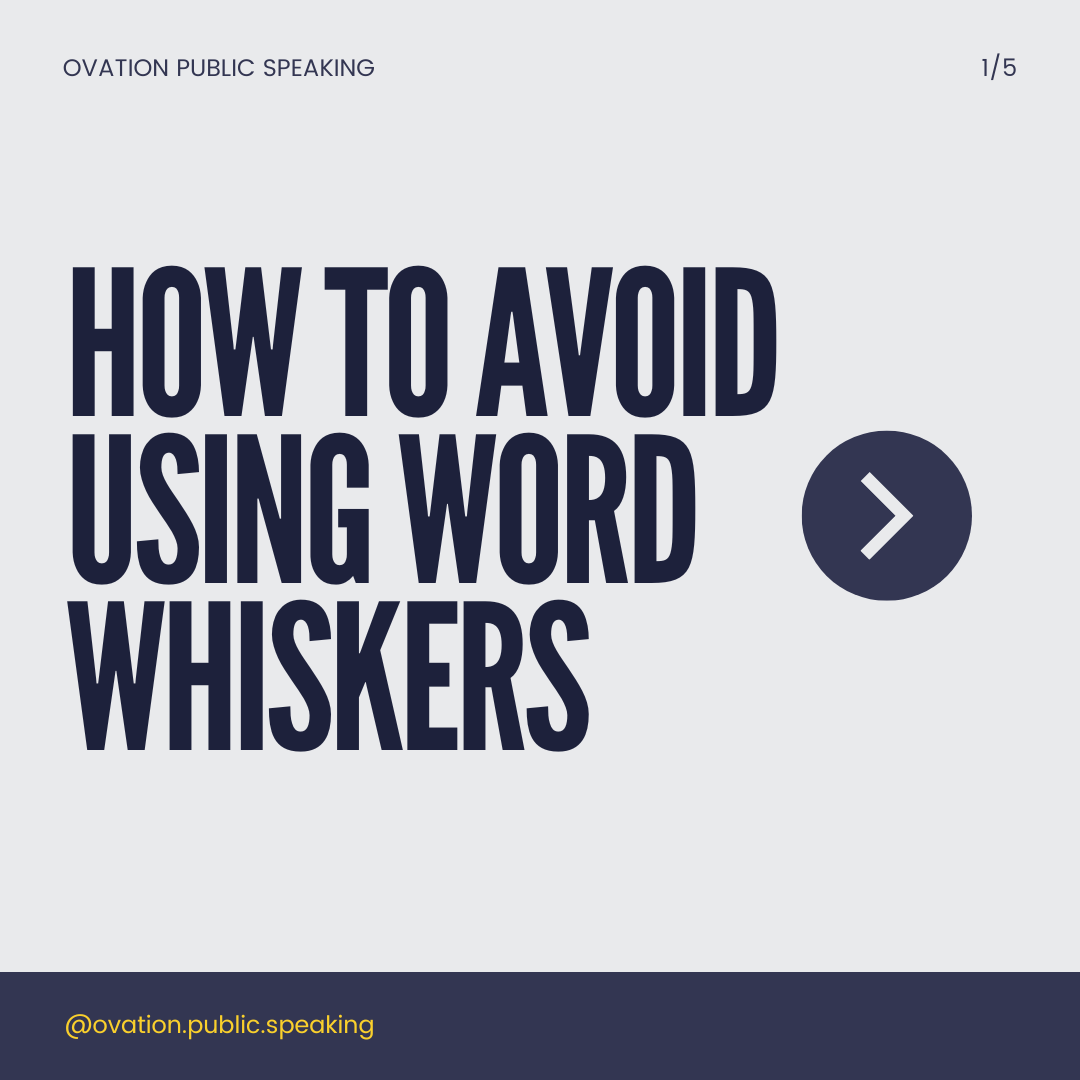 How to Avoid Using Word Whiskers