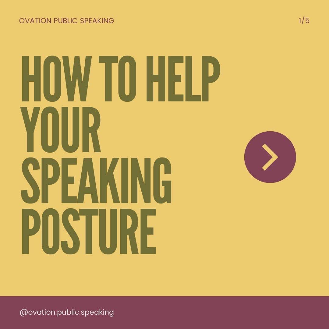 How to Help Improve Your Speaking Posture